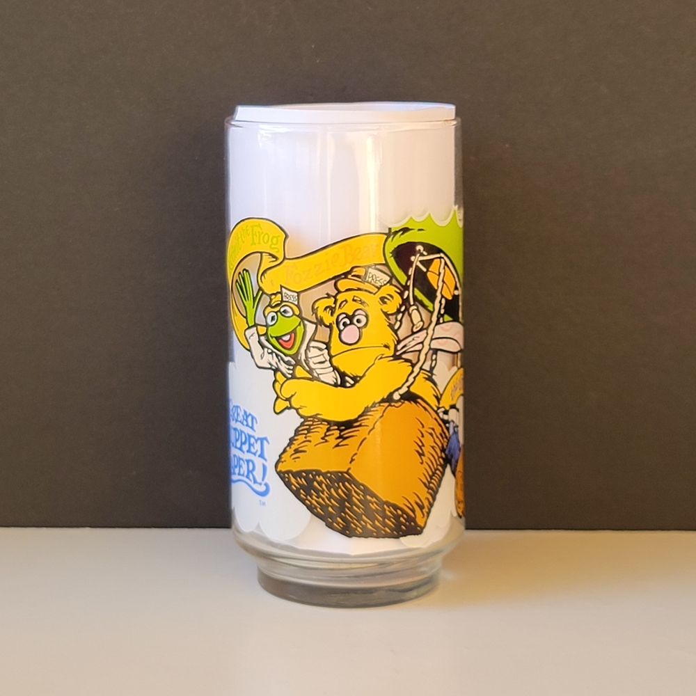 The Great Gonzo Drinking Glass The Great Muppet Caper Vintage 1981 McDonald's